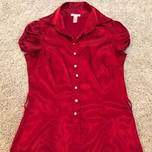 Red blouse